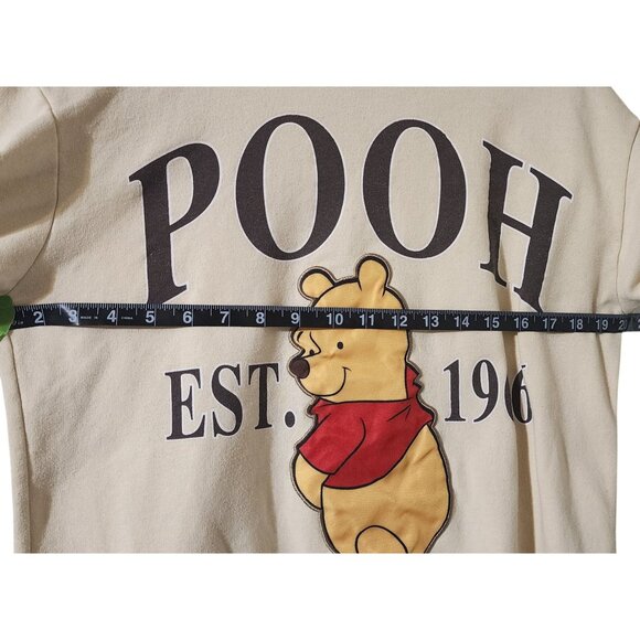 Y2K Disney Winnie The Pooh Sweatshirt 1966 Graphic  Pullover Crewneck Size S - Picture 5 of 6